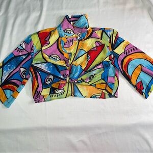 Live 4 Truth Multicolor Abstract Jacket